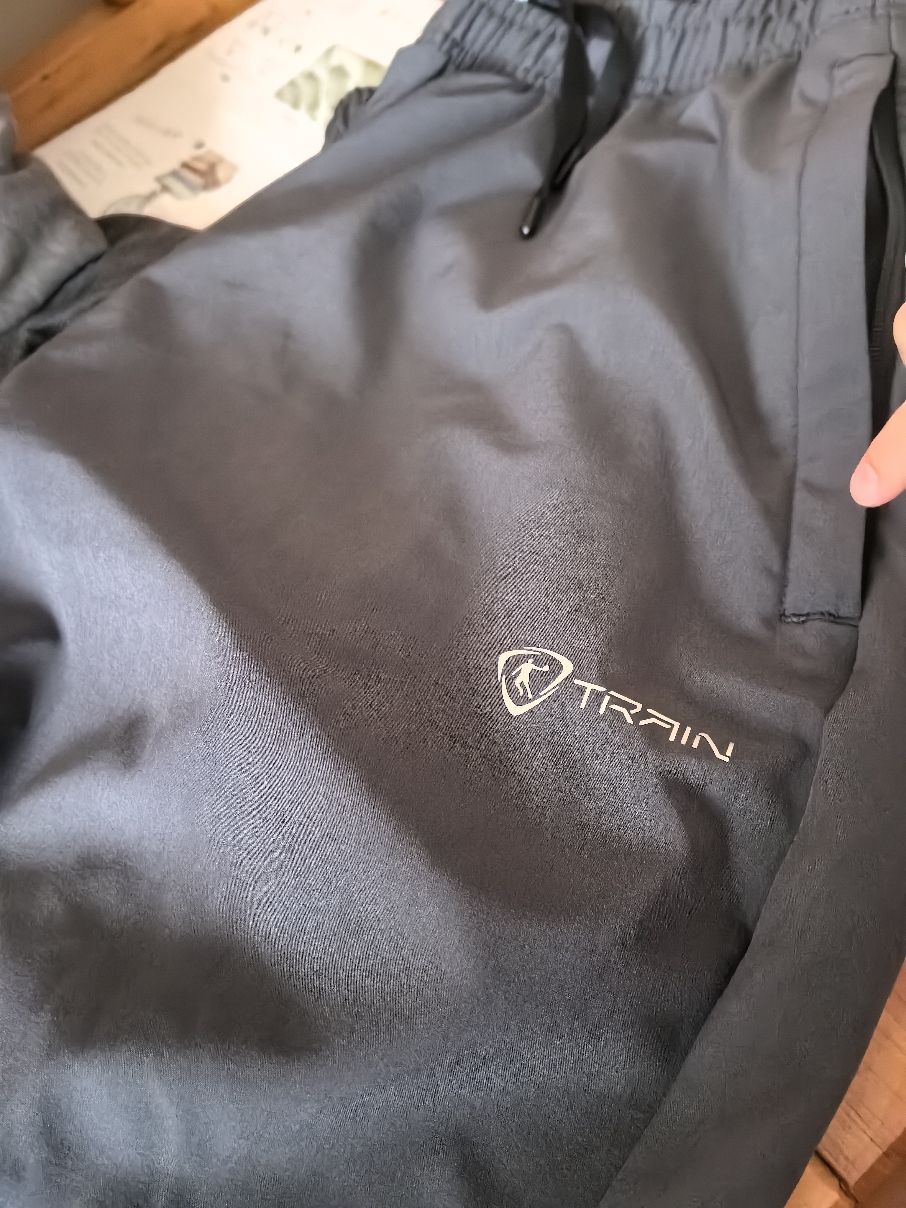 乔丹裤子男吸湿速干直筒运动长裤男士拉链凉感防晒休闲软壳裤子男 实拍图