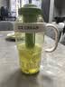 【京东物流】水杯冰霸吸管杯高颜值学生茶水分离大容量杯子 肚肚杯1个-浅绿色 实拍图