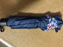 天堂伞 加大雨伞三折 经典商务伞格纹10骨加大雨伞男女 藏青 实拍图