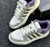 adidas ENTRAP美式校园风运动鞋少年感复古篮球风板鞋阿迪达斯 汉玉白/岩层橄榄绿/银灰绿   42 实拍图