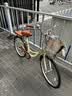 EG7自行车成人女士轻便单车通勤上班变速普通亲子复古男式 尊享【镀锌+编制车筐】单速-黄 24英寸【适合:145-165cm】 实拍图