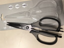 张小泉镀钛防锈黑将不锈钢多功能剪刀夹核桃剪肉剪烤肉剪防锈辅食剪刀 实拍图