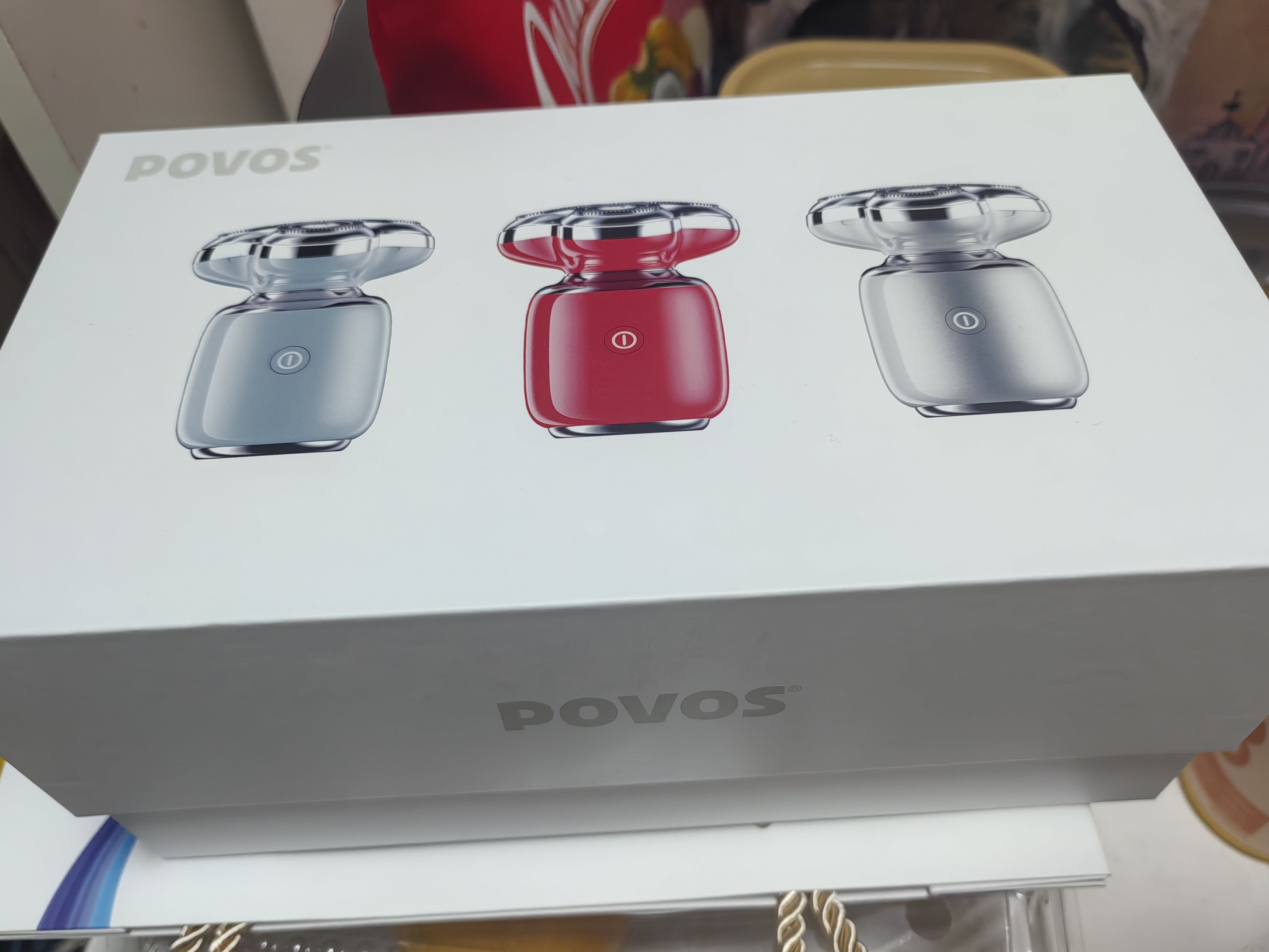 奔腾（POVOS）剃须刀T006冰川银小星锤电动便携刮胡刀剃胡刀生日送男友老公父亲实用礼物 实拍图