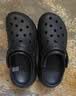 CROCS卡骆驰檀健次同款经典泡芙洞洞鞋轻便舒适男女同款花园鞋|207521 黑色-001(含智必星) 41 /42(260mm) 实拍图