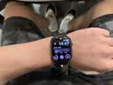 Apple/苹果 Watch S11 智能手表GPS款46毫米深空灰色铝金属表壳黑色运动型表带S/M MEVN4CH/B 实拍图