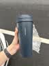 乐扣乐扣（LOCK&LOCK）遇见元气保温保冷咖啡杯男女高颜值水杯子550ML海蓝色 实拍图