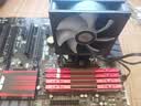 超频3（PCCOOLER）红海H4炫彩 黑色CPU风冷散热器（4热管/PWM风扇/支持12/13代1700/AM4/AM5/133mm高度） 实拍图