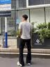 轩森图（XUANSENTU）怪兽实验室柳叶弯刀黑牛男款腿粗屁股大直筒胖子大码微喇牛仔裤子 黑色（升级款） 【高品质】 5XL (195) 195至215斤可穿 实拍图