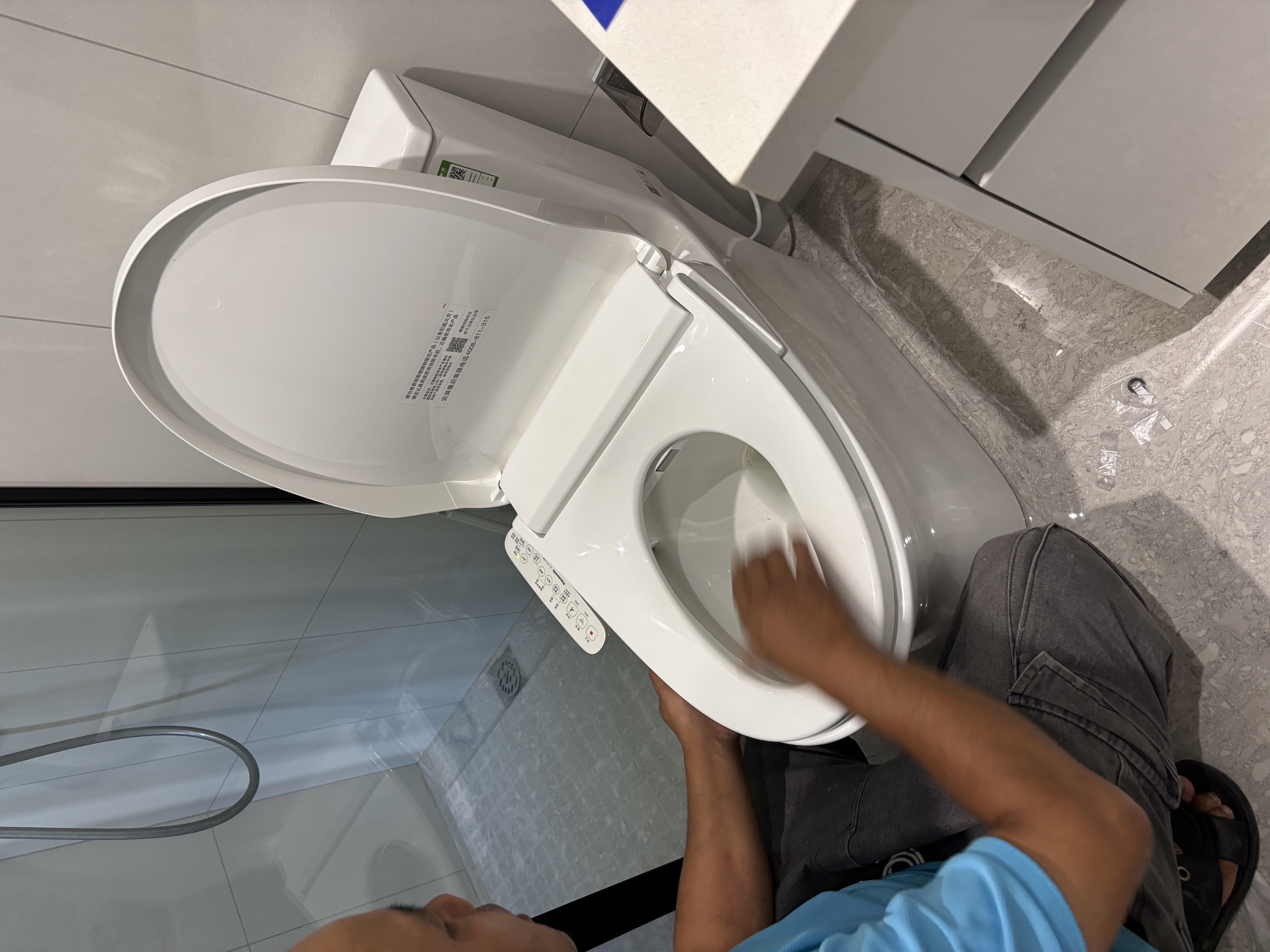松下（Panasonic）智能便盖智能温控清洗升级夜灯款P11+【李佳琦升级款】 实拍图