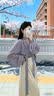 妍莉芬（yanlifen）2026年韩系穿搭一整套巨好看秋季紫色衬衫女上衣阔腿裤子女装套装 【紫色套装】 S 40/45kg 实拍图