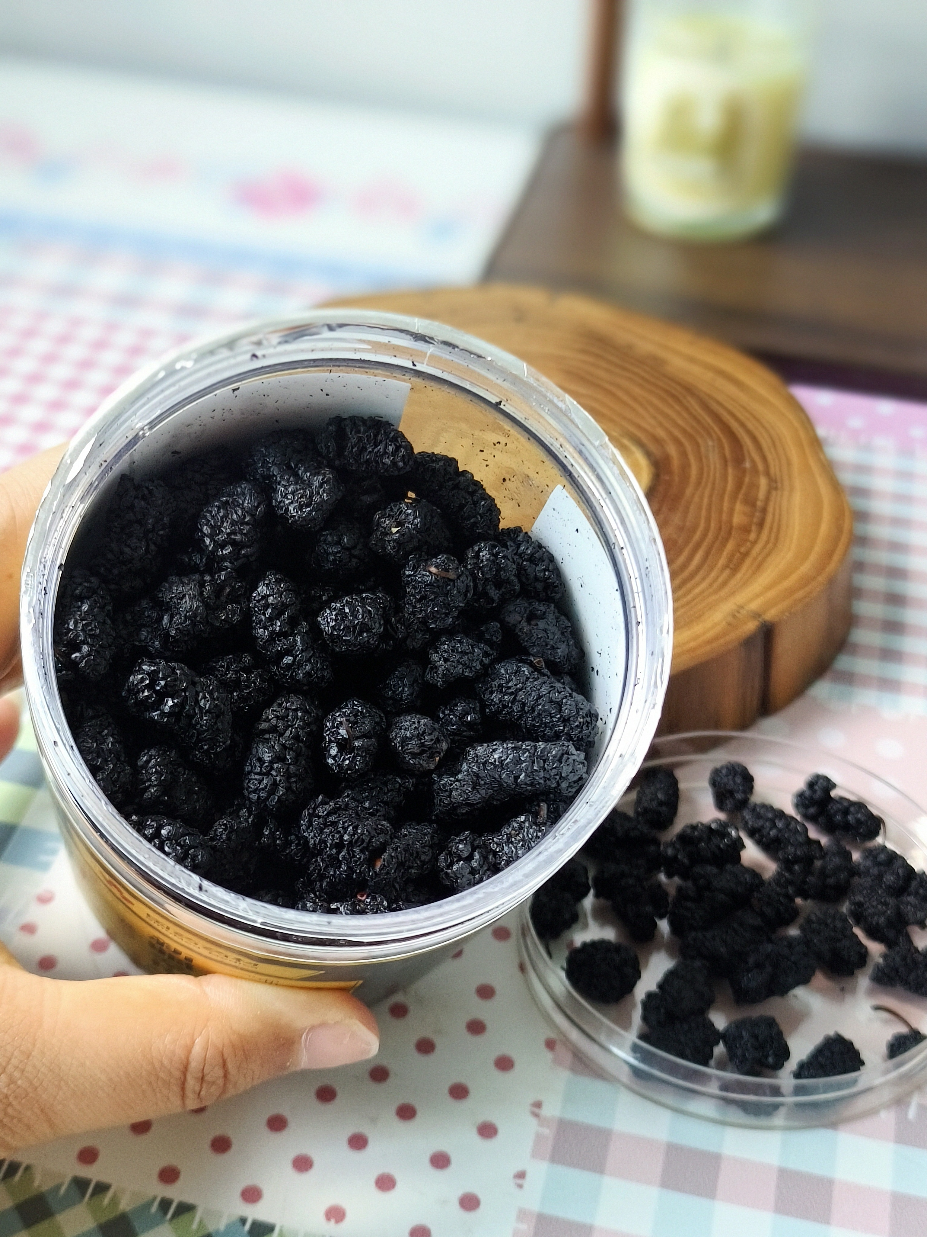 国药药材新疆吐鲁番桑葚干200g黑桑椹干免洗精选大果无沙即食泡水非特级 实拍图