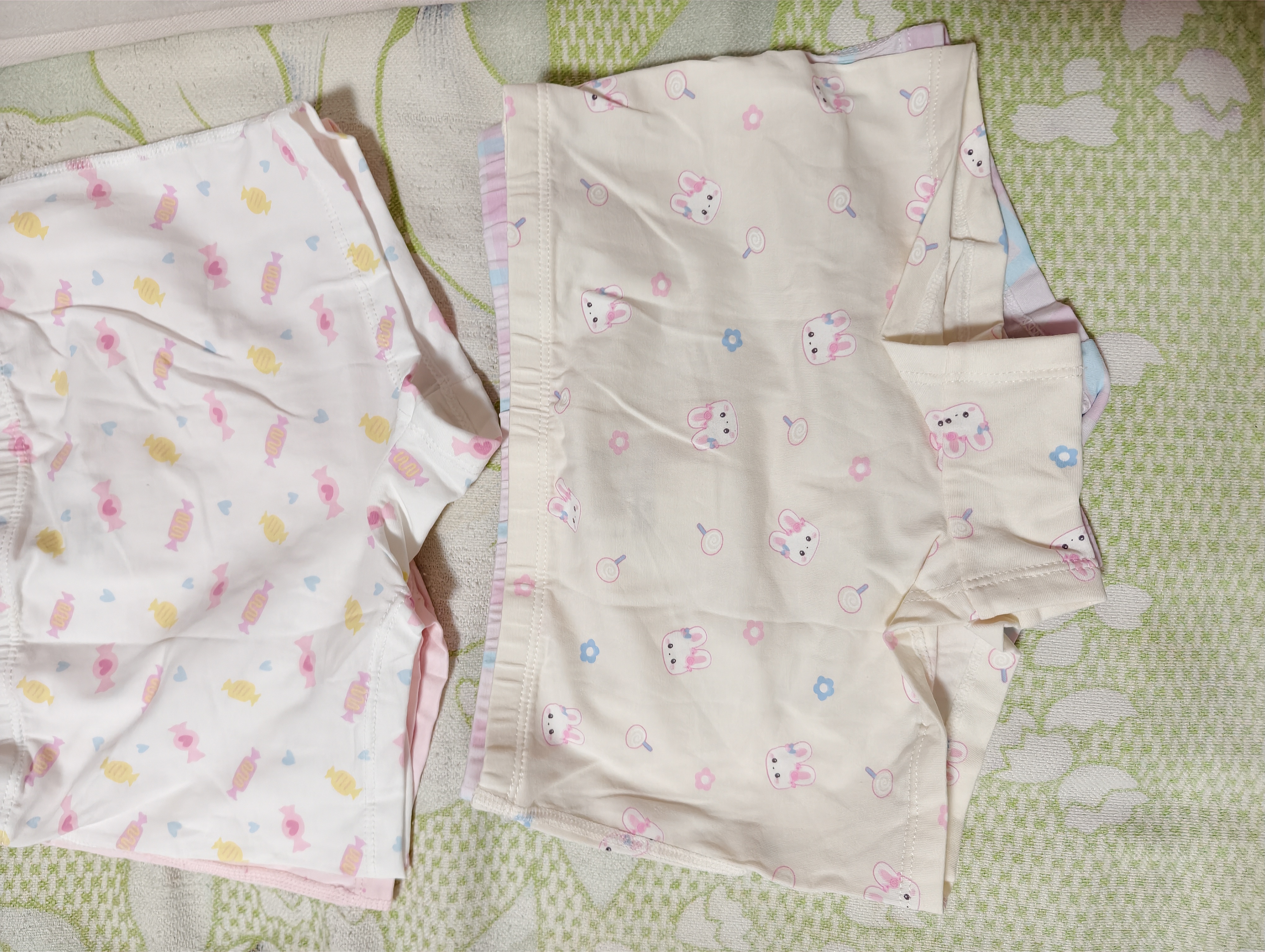 尼多熊女童内裤10A抗菌儿童平角短裤棉女宝宝四角内裤中大童女孩不夹PP 实拍图