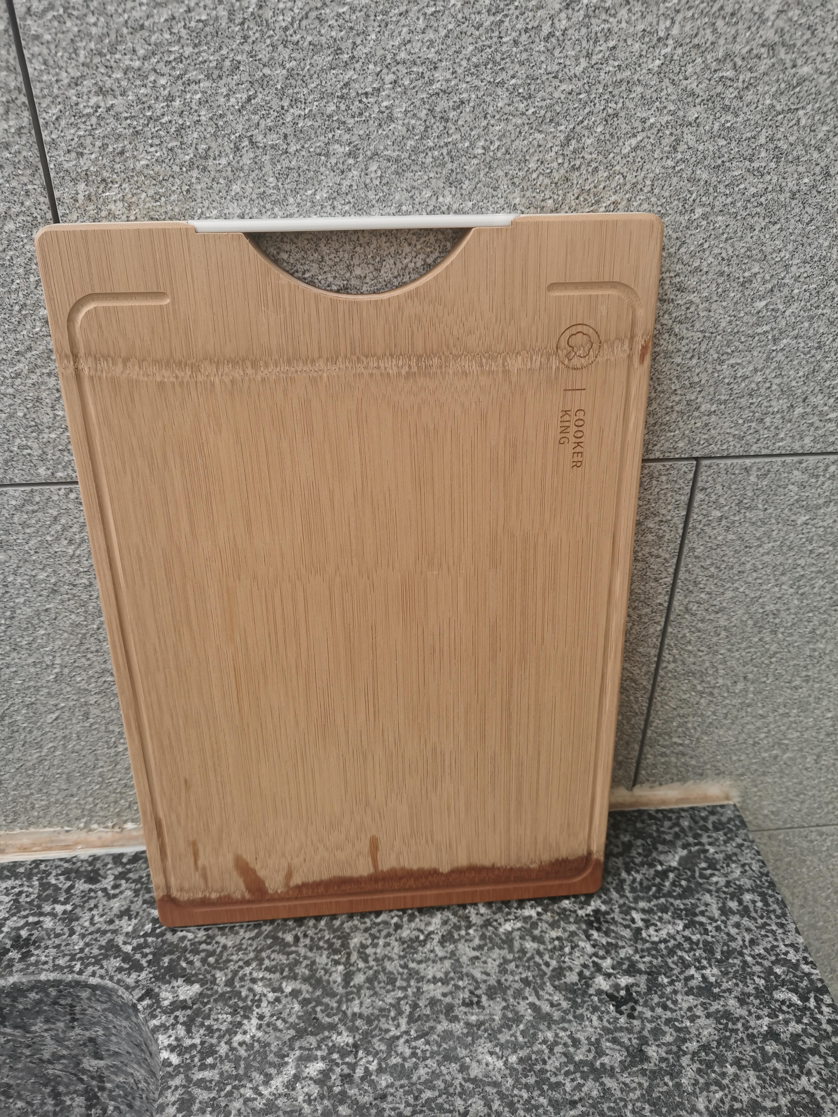 炊大皇天然整竹菜板砧板加厚非拼接防滑切菜板38*26cm 实拍图