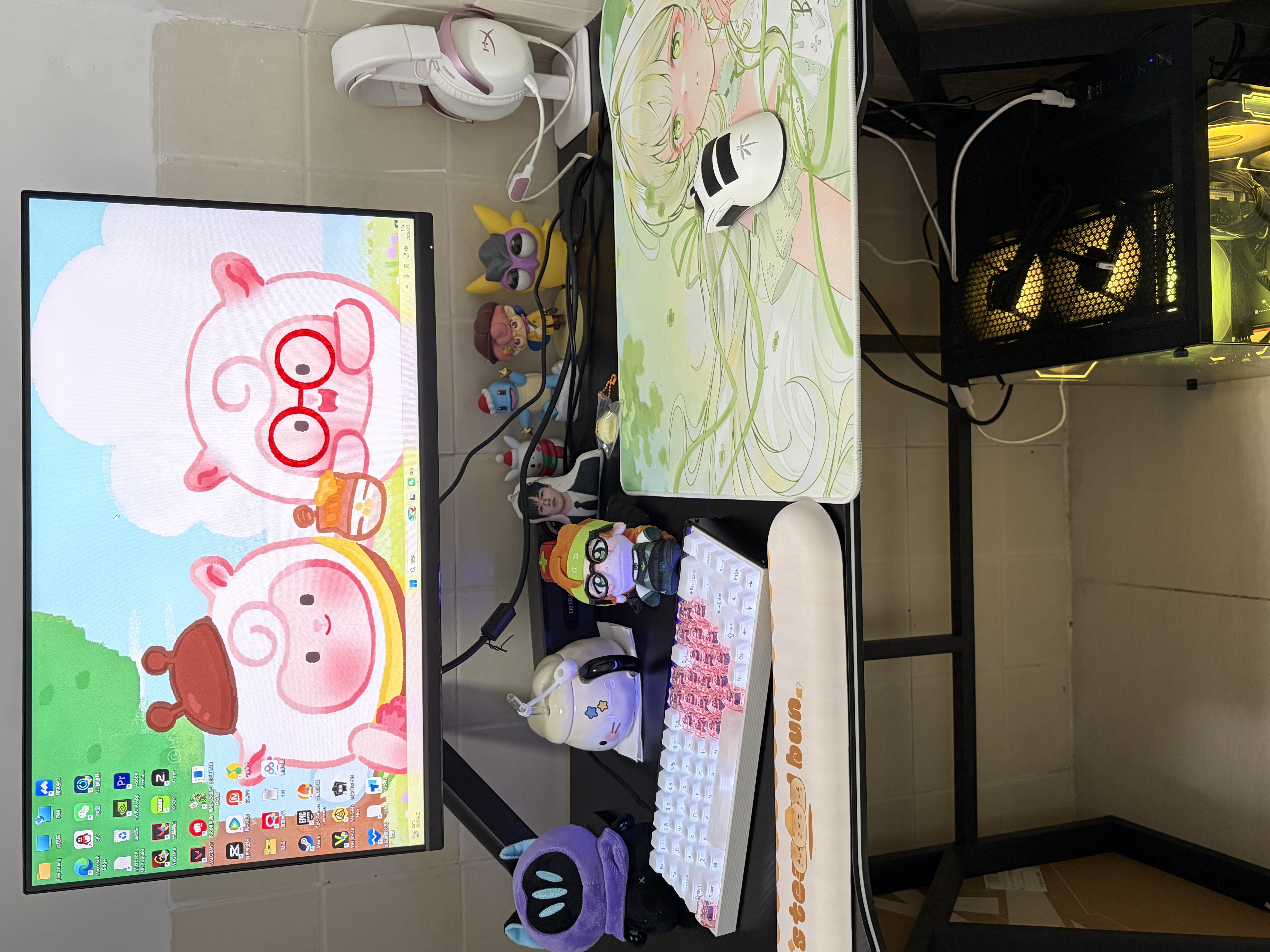 甄严选电脑桌台式电竞桌椅套装组合桌子办公家用桌学习桌书房书桌写字桌 【黑碳纤纹面-整板】单桌100*60 实拍图