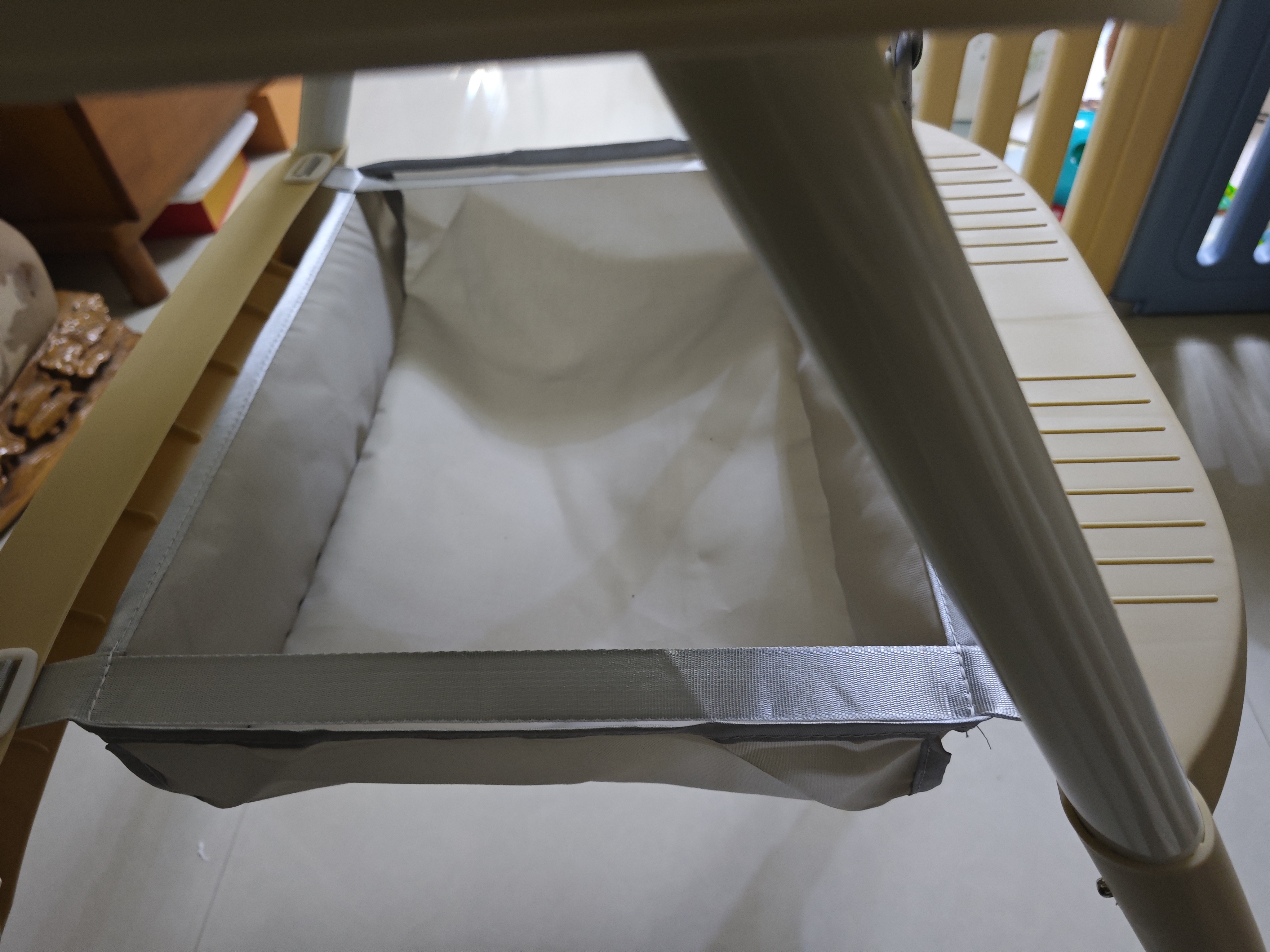 巧乐熊宝宝餐椅可折叠0-6岁婴幼儿童吃饭餐桌椅6个月以上防侧翻多功能 黄油小熊-可折叠【万向轮+坐垫+双餐盘+置物篮】 实拍图