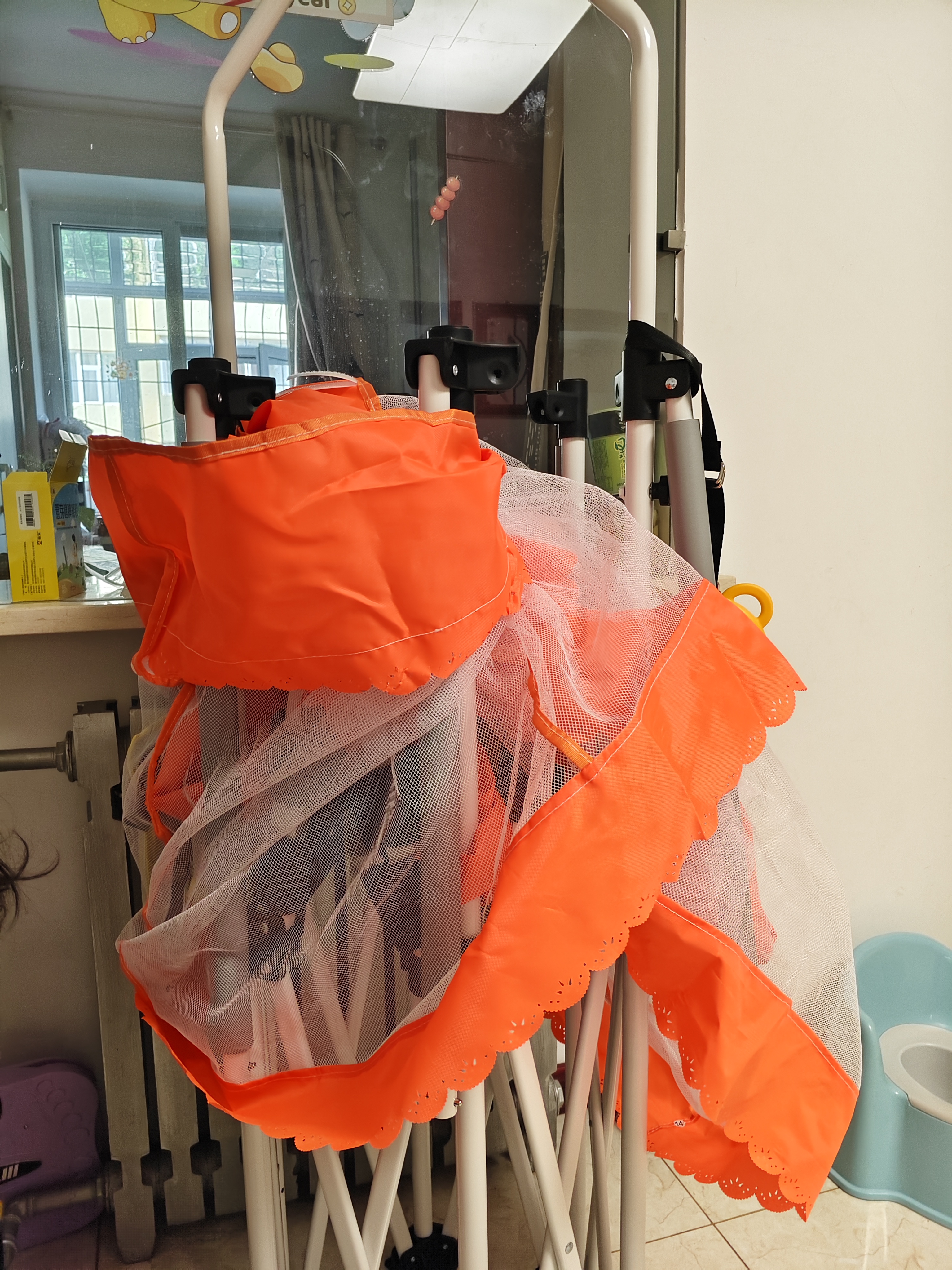 曼迪卡威（Mdikawe）蹦蹦床室内家用可折叠儿童成人家庭健身扶手跳跳床宝宝玩具礼物 实拍图