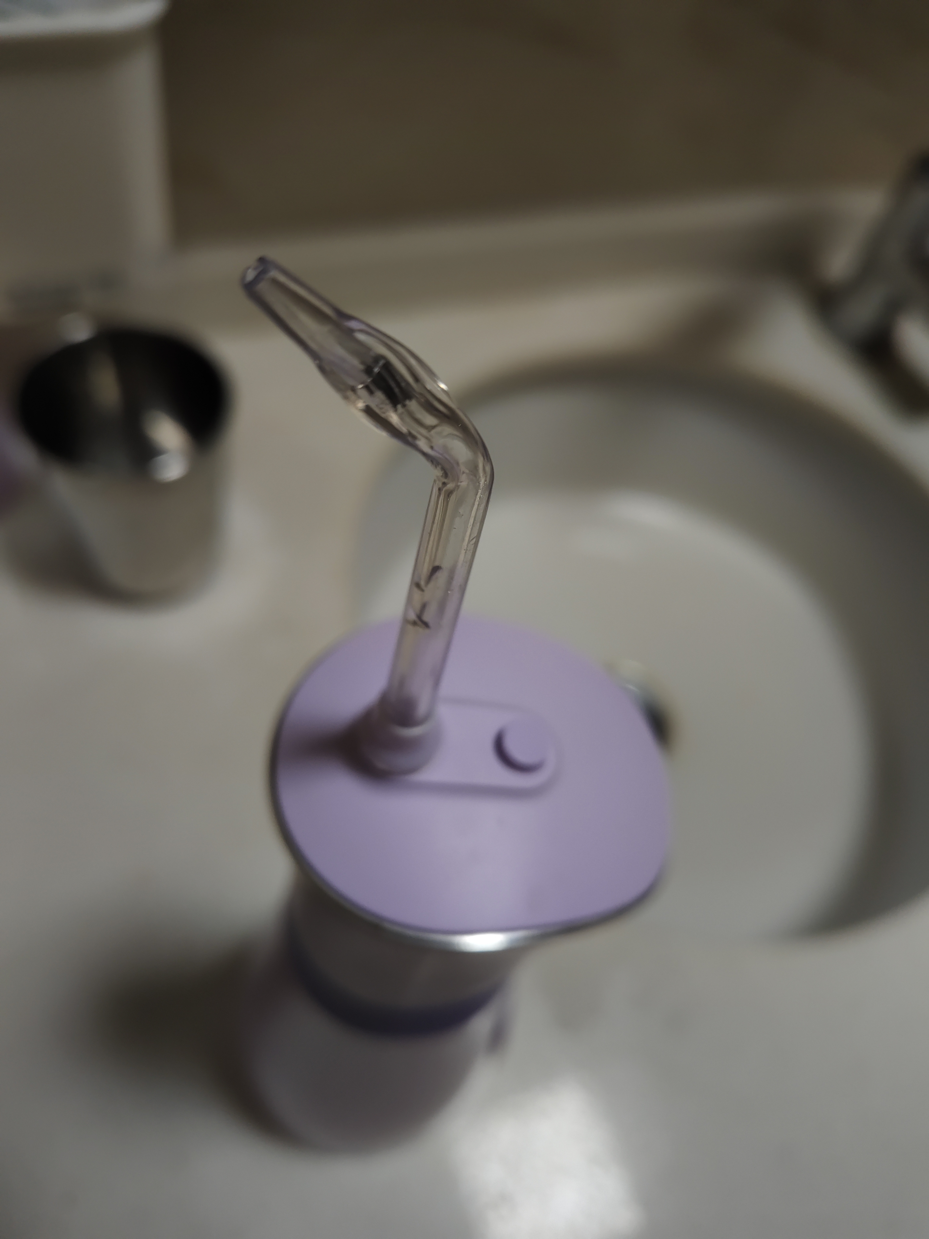 赛嘉（seago）【小灯塔】手持式冲牙器SG-8023 霞光紫 洗牙器正畸专用立式便携式牙齿清洁冲洗器 实拍图
