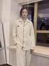 猫人（MiiOW）纯棉睡衣女士2026年新款100%全棉春秋季家居服可外穿大码长袖套装 蜜粉色【100%新疆棉亲肤柔软】 L 【推荐160-165cm95-110斤】 实拍图