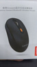 联想（Lenovo）无线蓝牙双模鼠标便携办公鼠标 人体工程学设计适用台式机一体机笔记本平板 Howard Mouse 2022黑 实拍图
