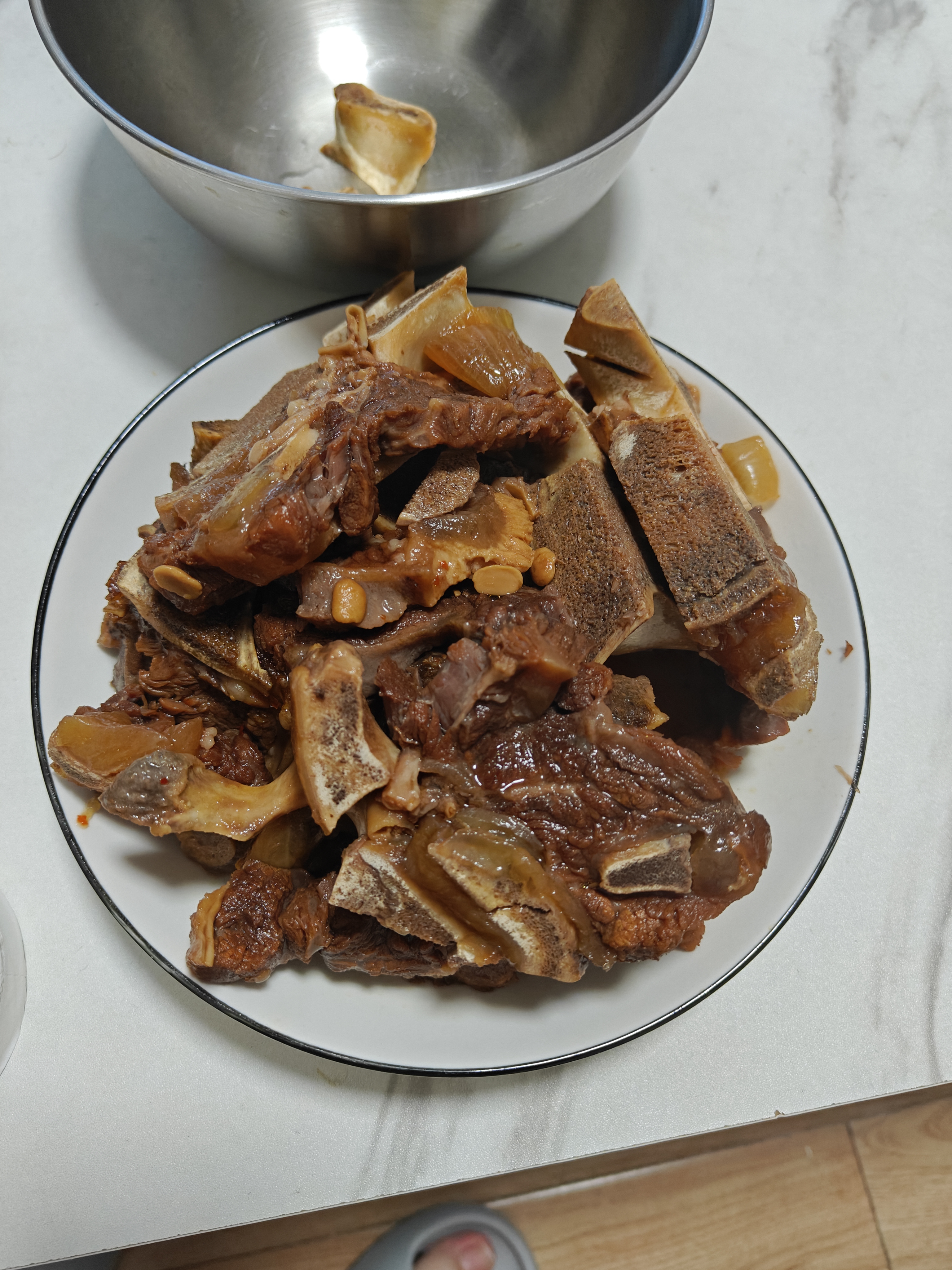科尔沁 国产原切牛脖骨段6斤 炖煮食材 牛肉生鲜 实拍图