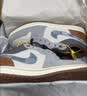 耐克NIKE篮球鞋男子AJ1乔1JORDAN 1运动鞋FZ5042-041灰白40.5 实拍图
