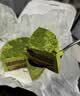 鲜京采抹茶生巧乳酪大饼4寸250g 浓郁抹茶零食蛋糕下午茶 实拍图