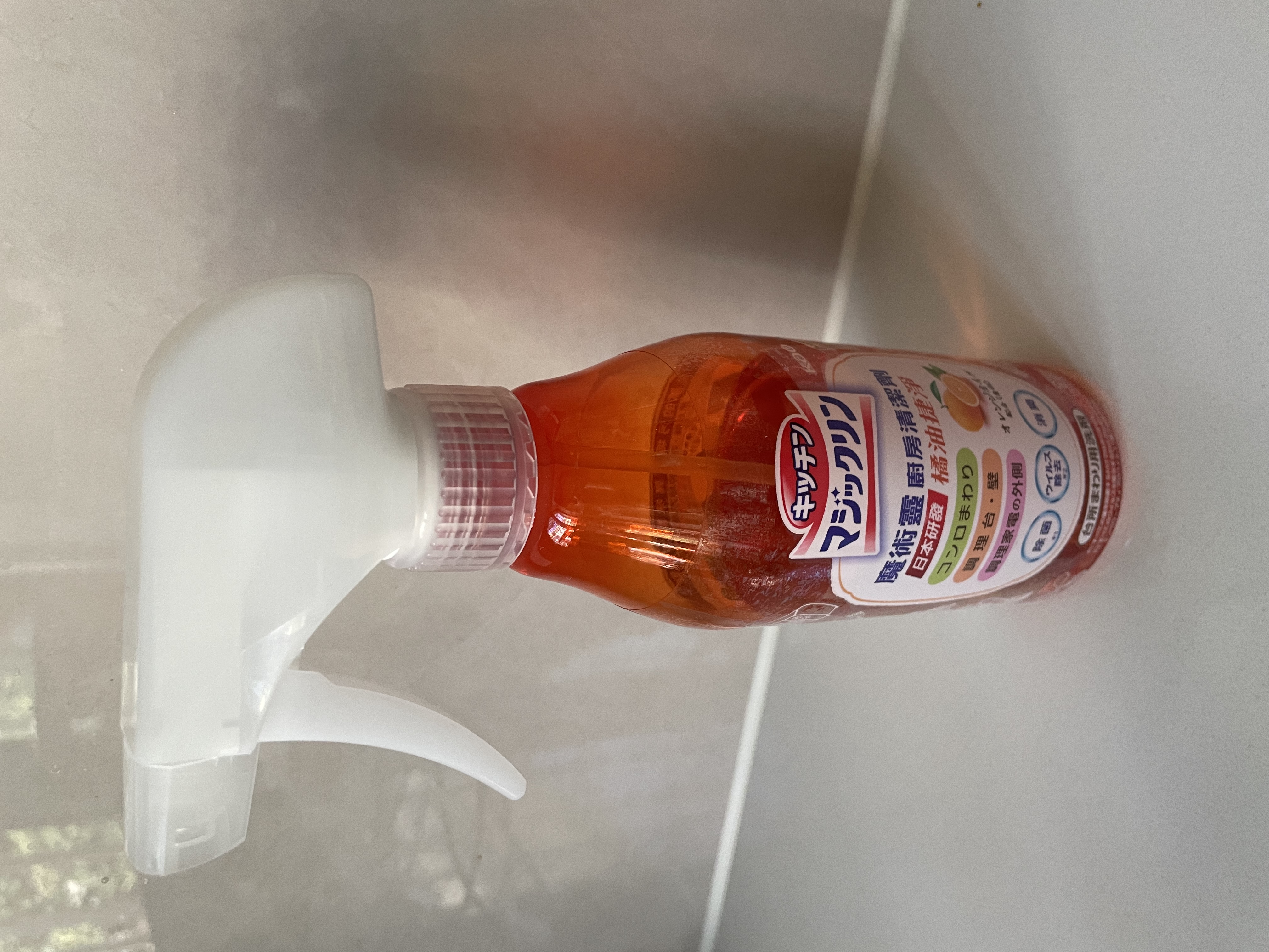 花王（KAO）橘油污净300ml 强力去重油污垢除味泡沫厨房清洁剂抽油烟机清洗剂 实拍图