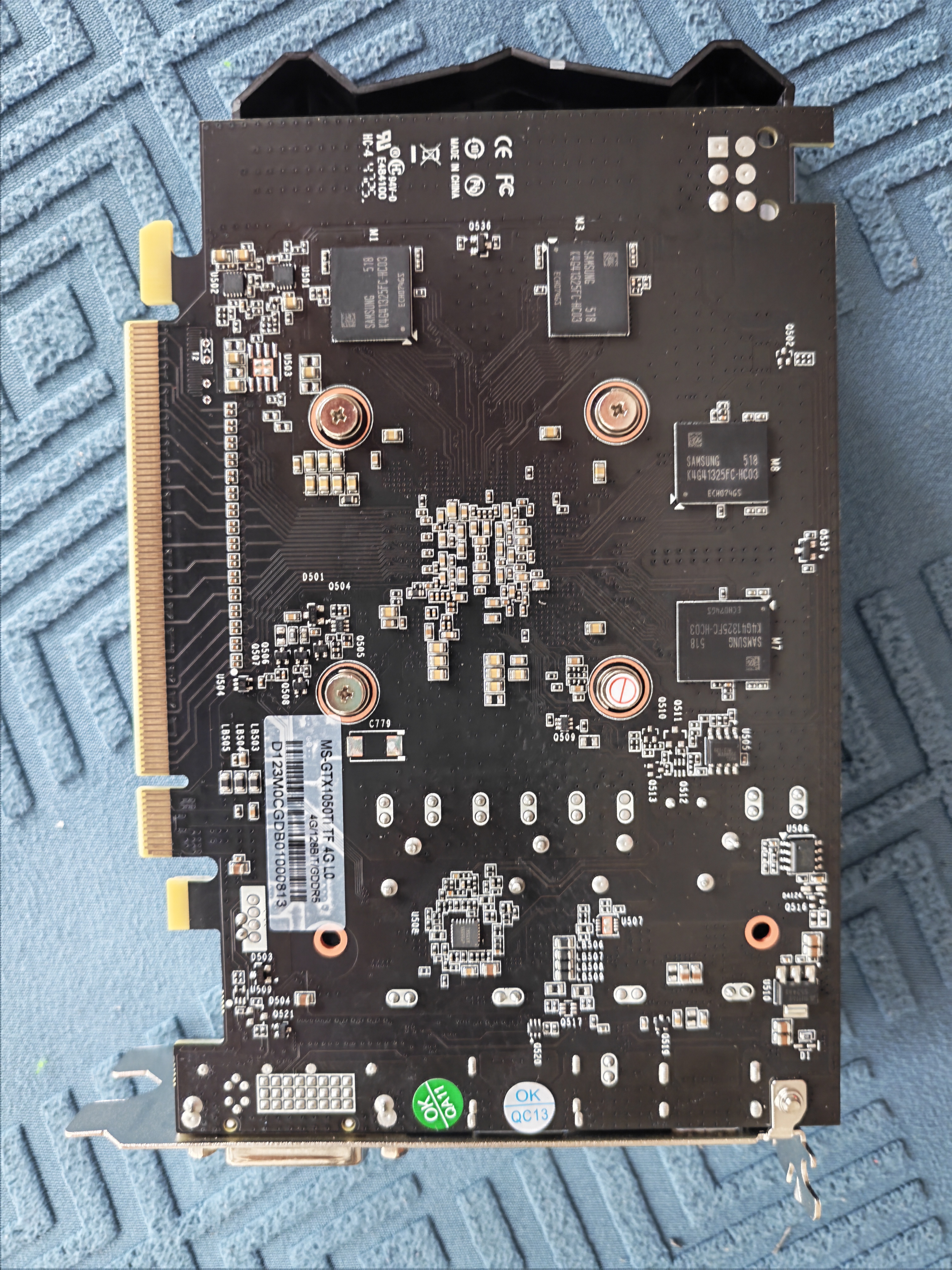 铭瑄（MAXSUN）MS-GTX1050Ti TF 4G 电脑游戏/家用办公显卡 实拍图