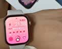 Apple/苹果 Watch S11 智能手表GPS款42毫米玫瑰金色铝金属表壳淡桃粉色运动型表带S/M MEUN4CH/B 实拍图