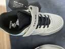 卡尔美（KELME）儿童足球鞋TF碎钉魔术贴免系带防滑耐磨球鞋 金属银黑  34  实拍图