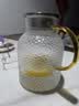 京东京造 凉水壶 高硼硅玻璃水壶耐热耐高温冷水壶泡茶壶凉水杯大容量1.8L 实拍图