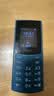 诺基亚【新款】诺基亚Nokia 105 4G 全网通 双卡双待 超长待机 大按键老人机 学生备用机功能机 诺基亚105 4G 蓝色 官方标配 实拍图