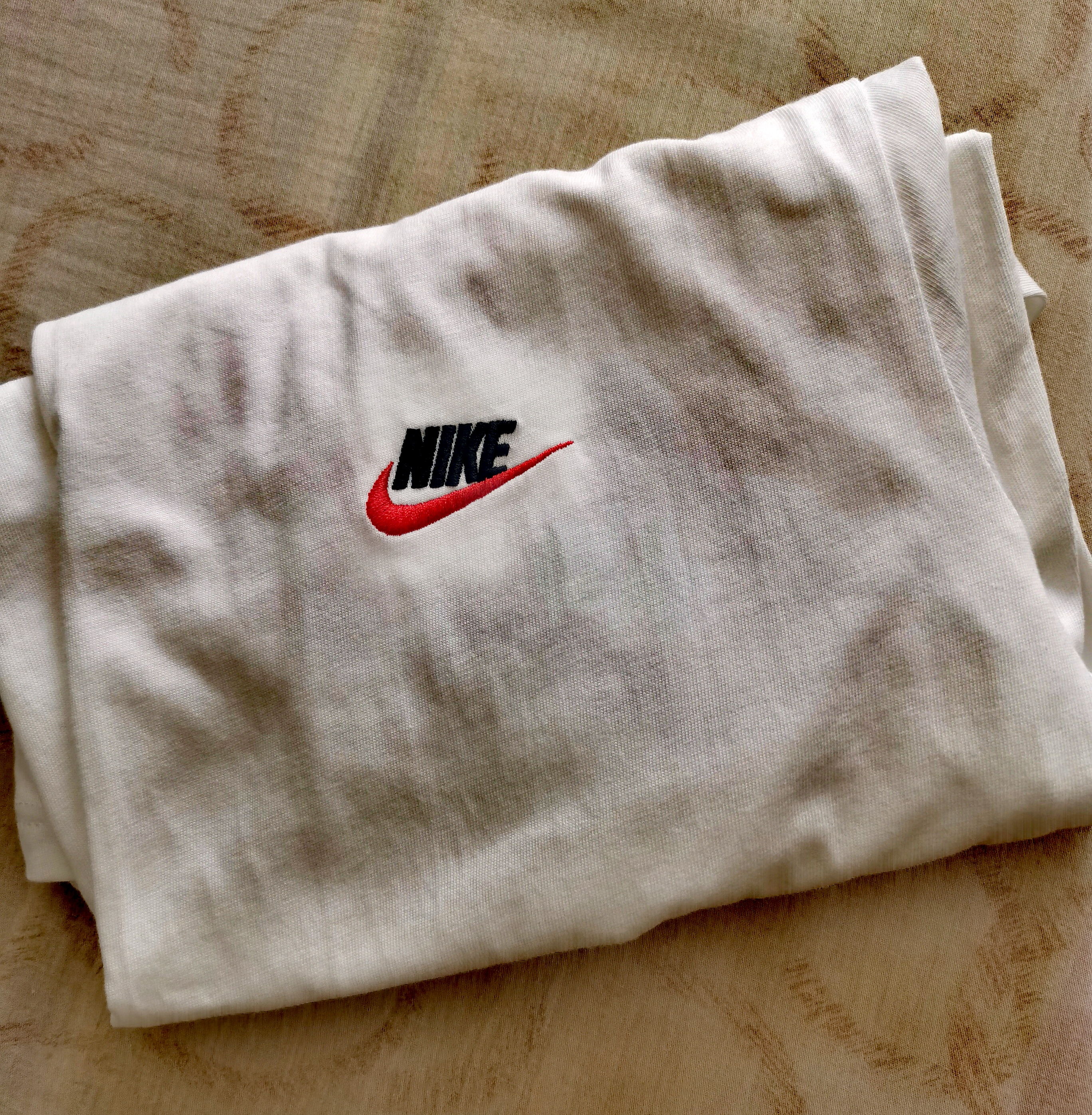 耐克(NIKE)春夏男短袖T恤 纯棉 运动休闲 经典简约 AR4999-100 白色XL 实拍图
