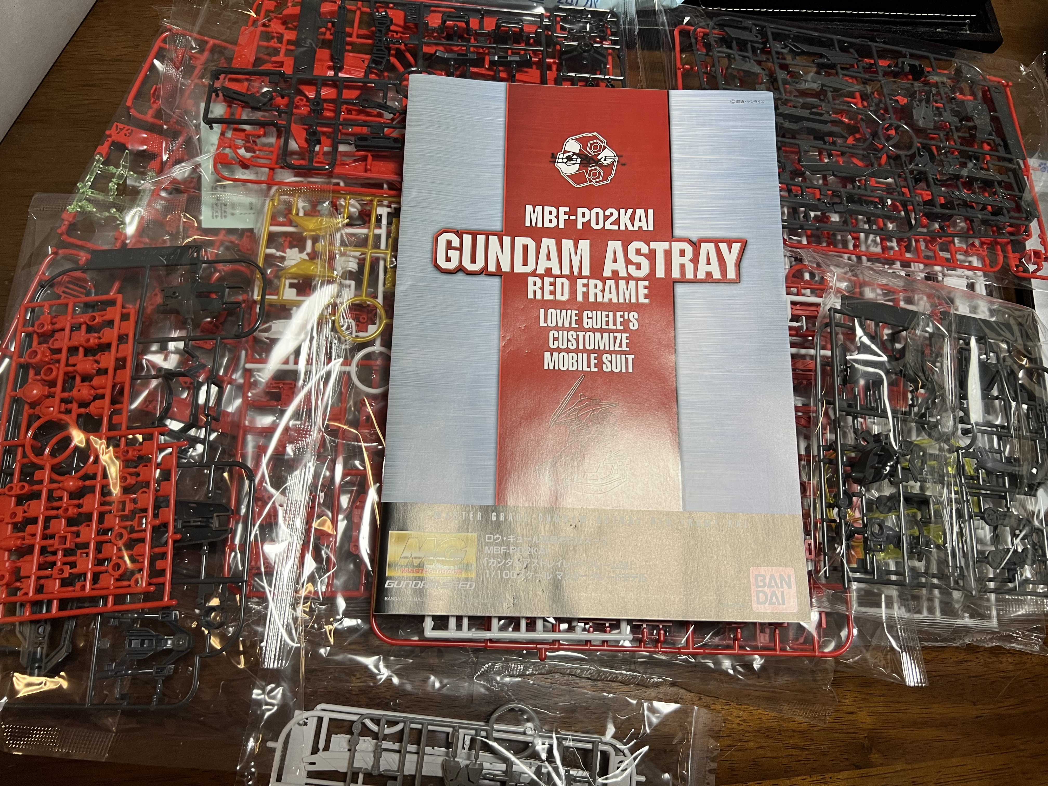 万代（BANDAI）MG 1/100 高达 红异端改 敢达拼装模型 男孩玩具生日礼物 实拍图