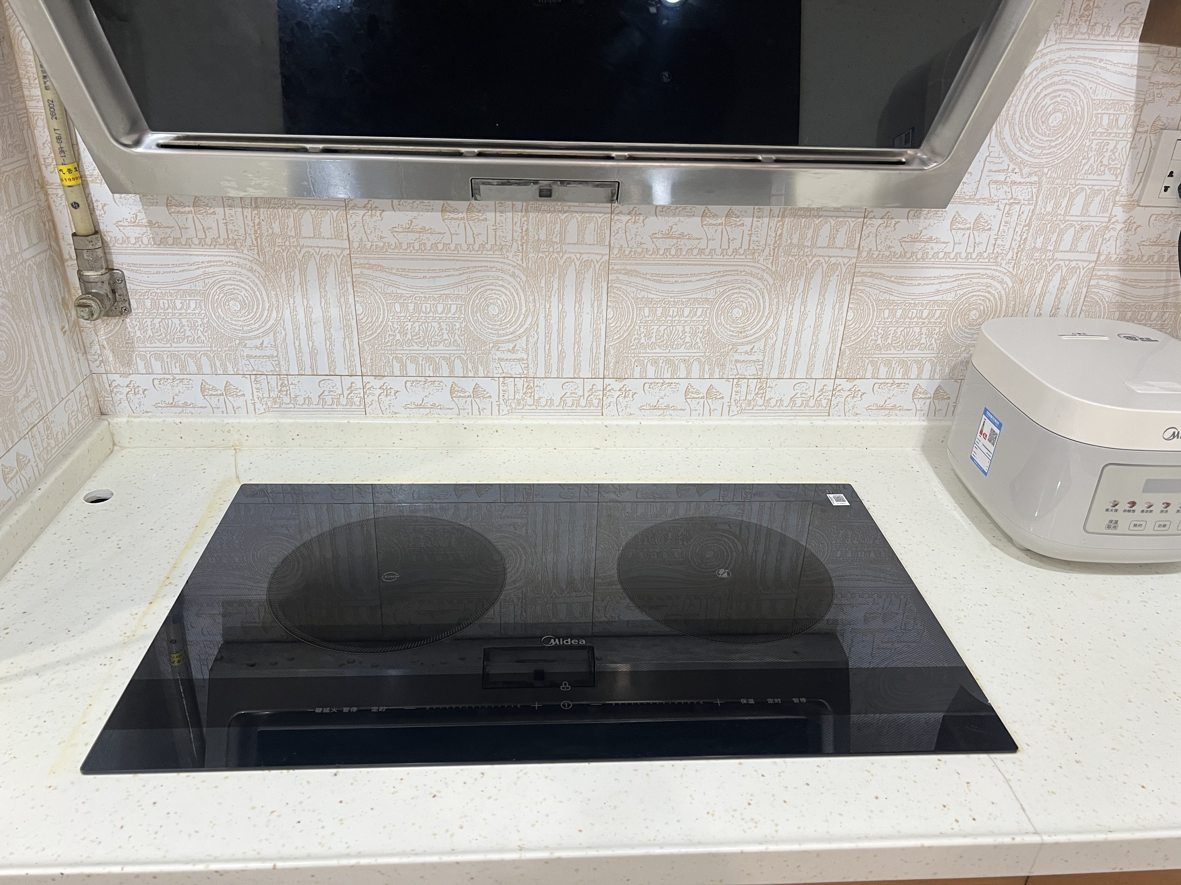美的（Midea） 电磁炉电陶炉嵌入式电磁炉双灶台家用大功率 双头电磁灶电灶台火锅电磁炉大功率可商用3500W一体 【双头灶+晒单送钛炒锅】3500W左电右陶不挑锅具 实拍图