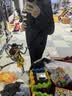 京东京造冲锋衣男女同款秋季新款防水夹克外套户外硬壳 曜石黑 2XL 实拍图