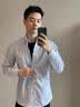 浪莎秋衣男上衣单件100%纯棉抑菌男士秋衣薄款圆领隐形打底保暖内衣 实拍图