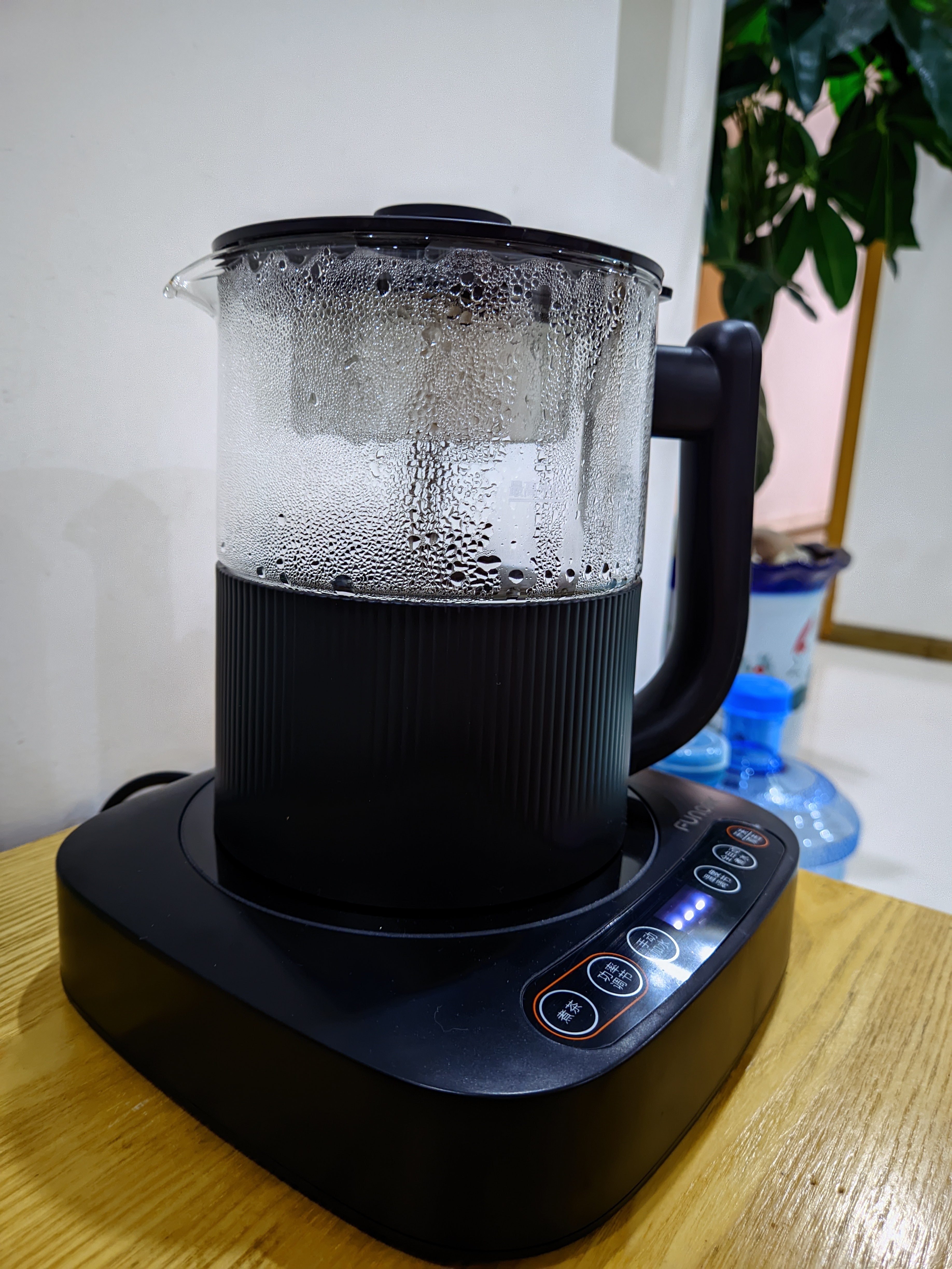 FUNORK全自动上水电热水壶茶台烧水壶玻璃烧水器专用一体保温泡茶具电茶炉煮茶器 D25黑色 实拍图