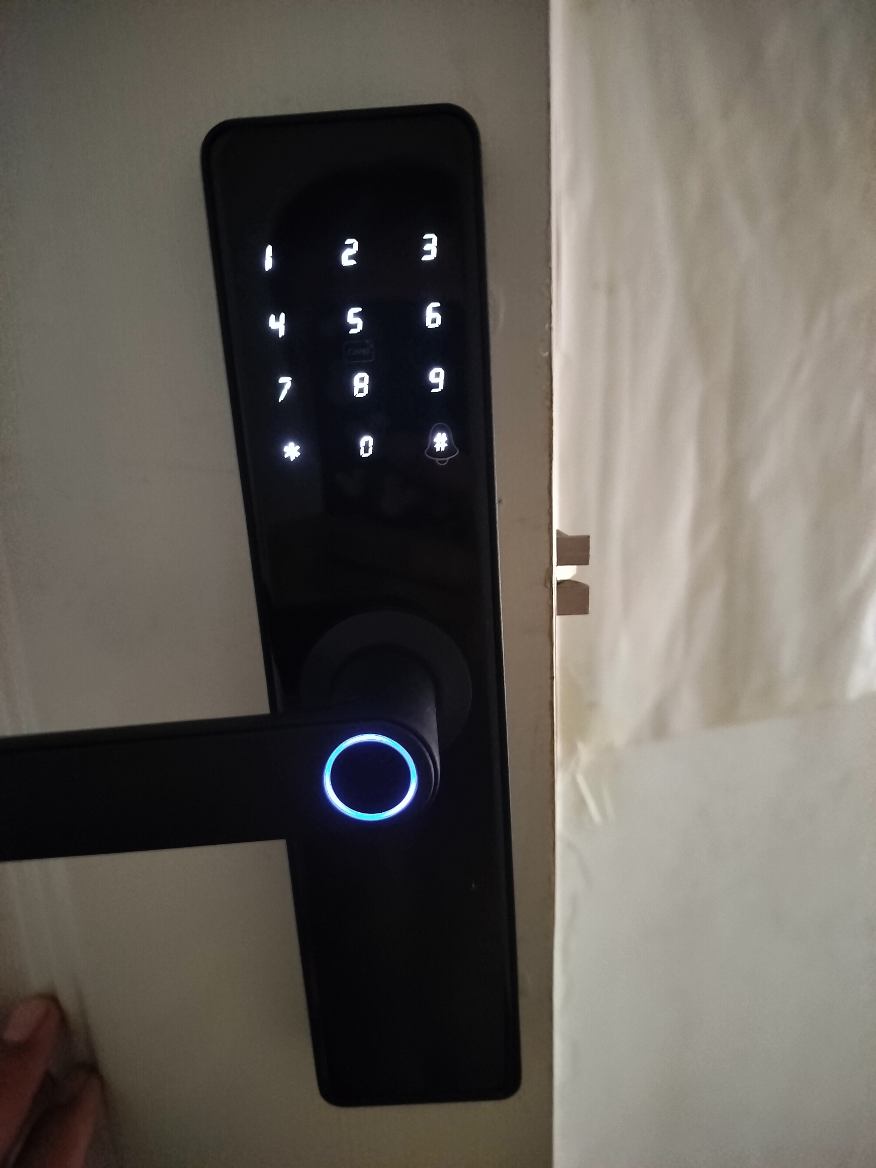 威恒 木门指纹锁专用室内木门智能指纹锁密码锁 办公卧室门房间智能 实拍图