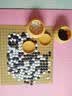 赢八围棋套装五子棋361仿玉棋子学生成人露营仿竹纹棋罐加厚皮革棋盘 实拍图