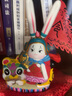 中艺嘉品 龙年中秋节礼物老北京兔爷泥塑摆件北京旅游纪念品特色吉兔坊手工兔儿爷春节出国礼品送老外朋友 坐瑞虎（大圆盒兔爷） 实拍图