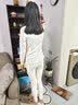 猫人【鹅绒天丝】2026新品保暖内衣女德绒发热加厚秋衣秋裤套装打底衫 实拍图