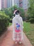 牧萌儿童雨衣男童学生上学专用带书包位女童防雨服幼儿园雨披 实拍图