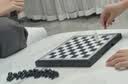 友邦（UB） 国际象棋磁性折叠便携成人儿童学生教学露营用棋4812B-C(大号) 实拍图
