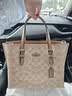 蔻驰（COACH）【品牌直供】女士MOLLIE 25中号斜挎托特包拿铁色CV965礼物次日达 实拍图