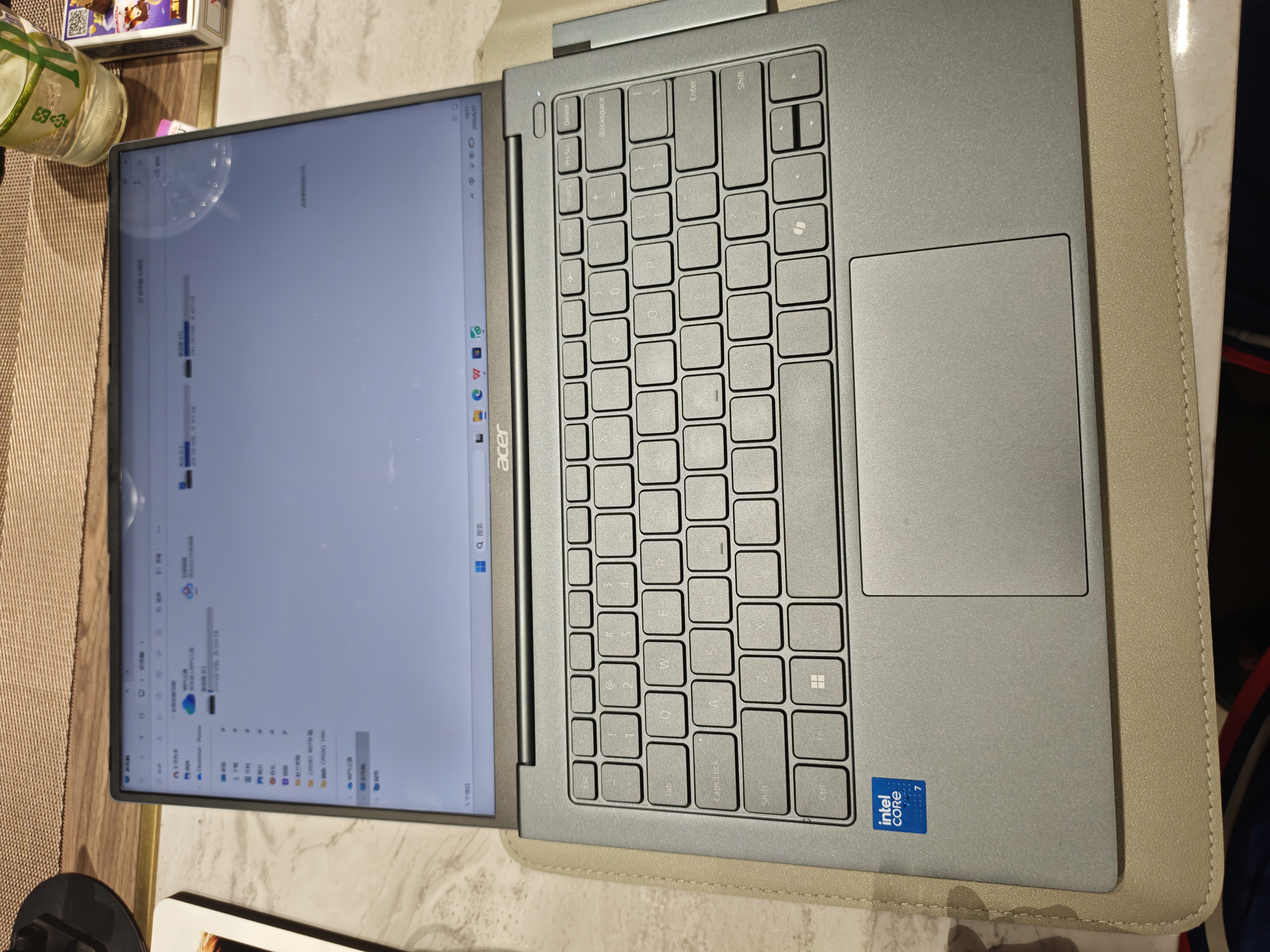 宏碁（acer）非凡Go Air 14英寸超轻薄1kg镁铝笔记本学生商务办公酷睿标压Core7-240H 32G 1T 2.2K灰 国补 实拍图