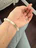 老凤祥竹节黄金手链女款2026新款足金手串生日礼物送女友老婆结婚纪念日 送长辈礼物送母亲送女朋友实用结婚纪念日送老婆已婚 【足金和田玉竹节手串】礼物女生轻奢高级感 实拍图