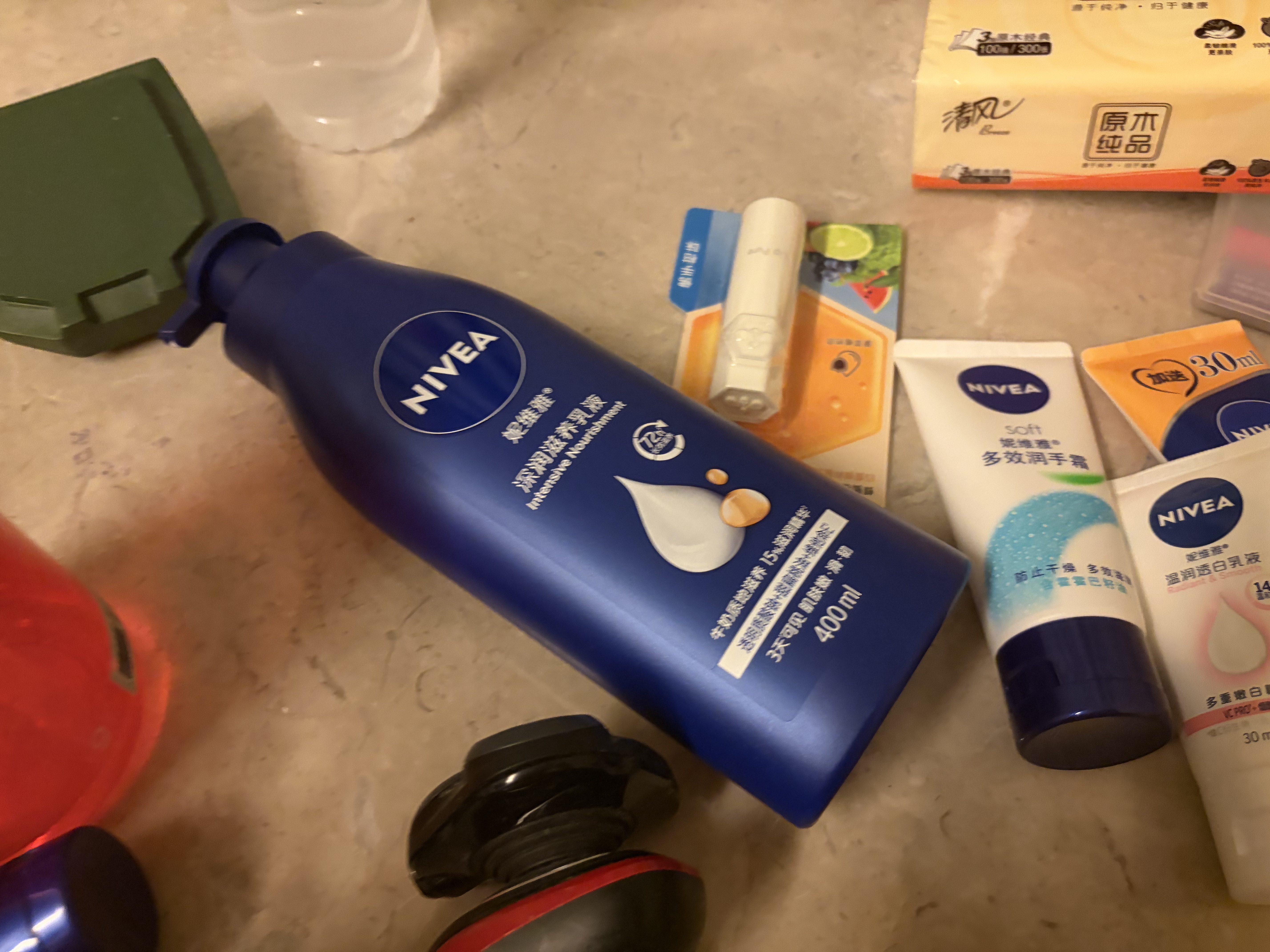 妮维雅（NIVEA）孙颖莎同款保湿防干燥身体乳男士女士深润滋养乳液400ml生日礼物 实拍图