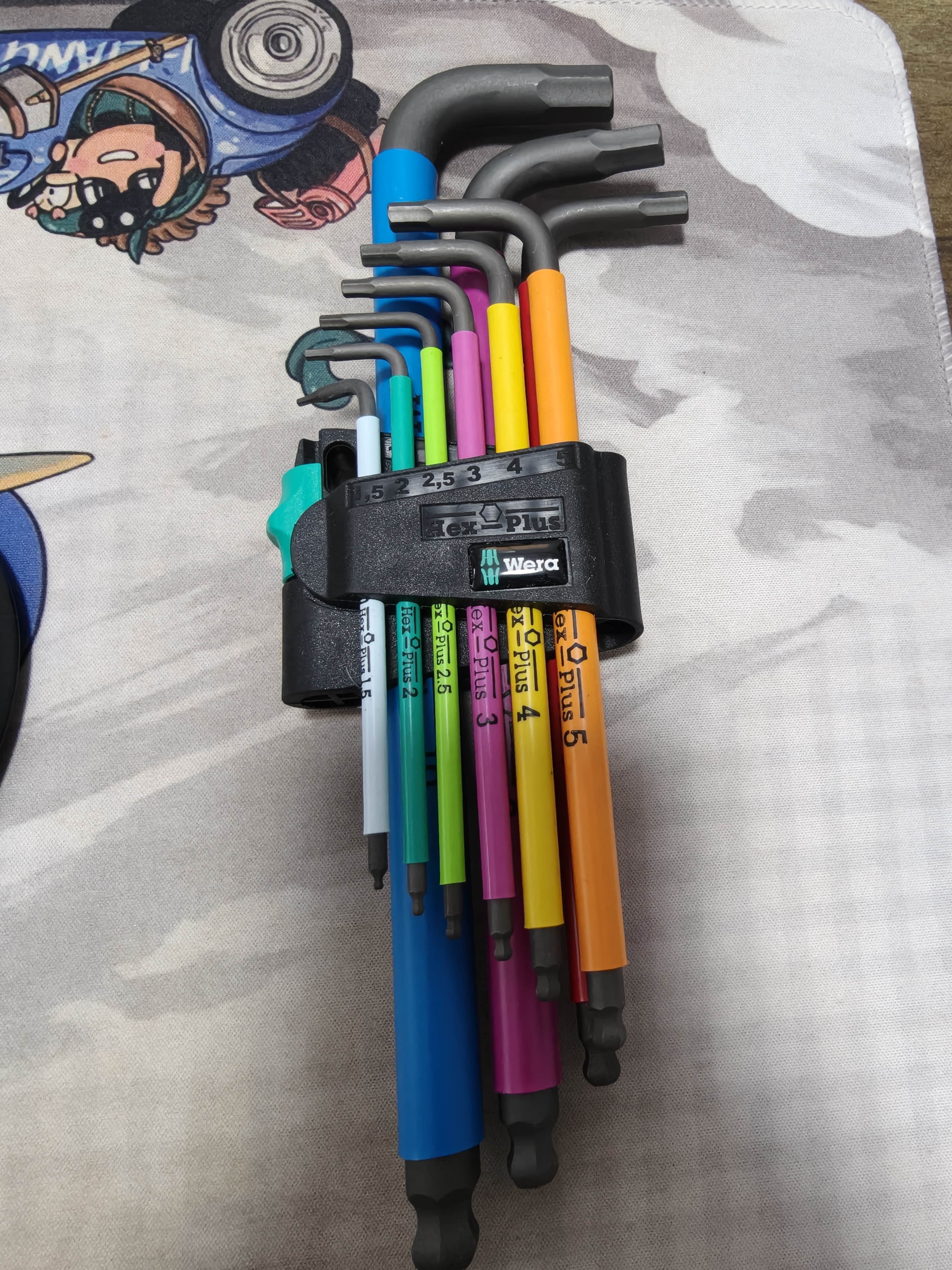 维拉（WERA）Wera950SPKL/9SMNSB内六角扳手套装公制 实拍图