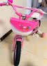 永久（FOREVER）儿童自行车6-10岁男女款宝宝辅助脚踏车 公主粉16寸适合105-135cm 实拍图
